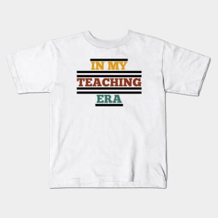 In my teacher era elementary teacher Kids T-Shirt